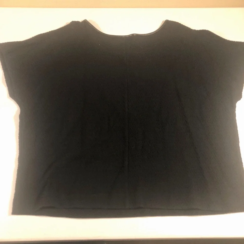Lane Bryant Womens 22/24 Black‎ Rhinestone Shirt Blouse Whimsigoth Romantic Goth - Picture 2 of 6